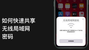 如何分享苹果设备的无线局域网密码 3