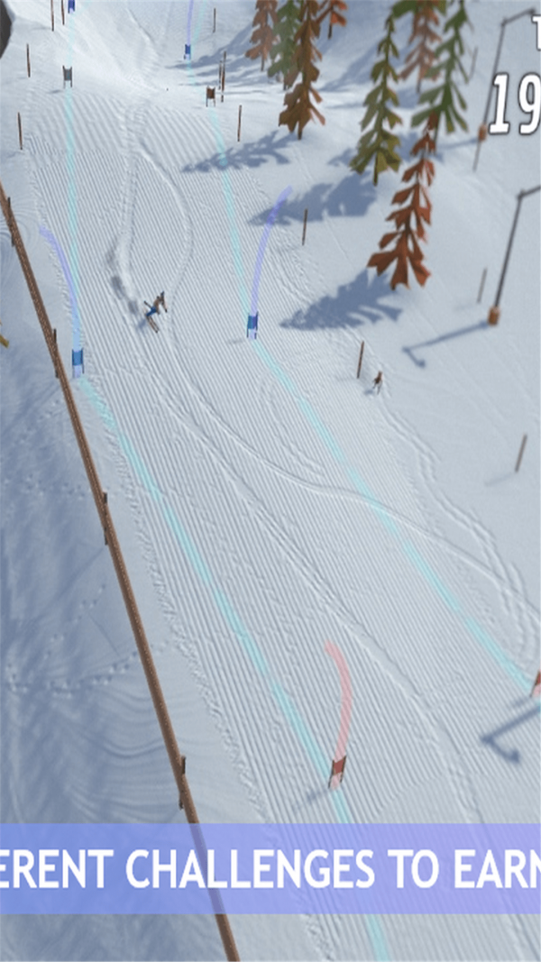 滑雪冒险