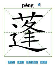 蓬字的发音、组词、读音指南，笔顺解析及含义探究 1