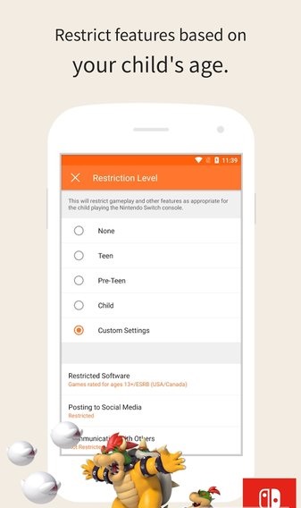 任天堂switch家长控制