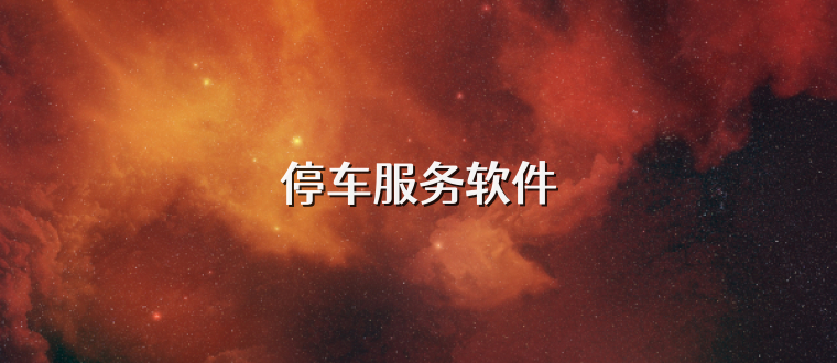 停车服务软件