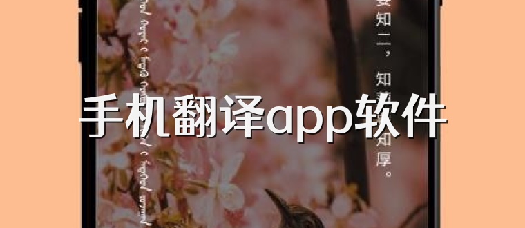 手机翻译app软件