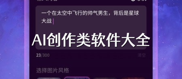 AI创作类软件大全