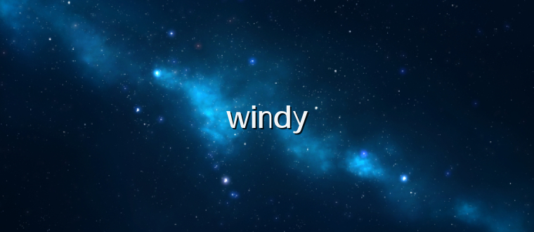 windy