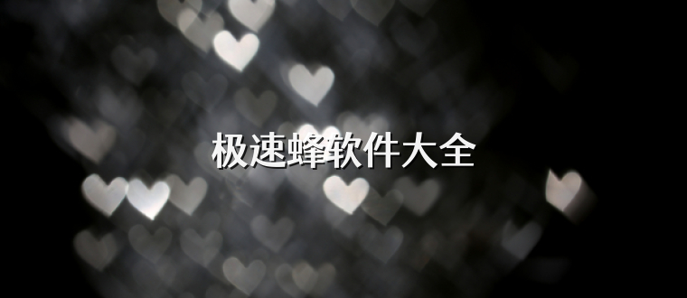 极速蜂软件大全