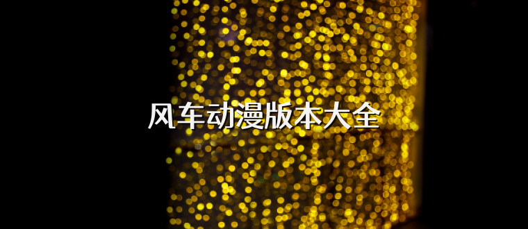 风车动漫版本大全