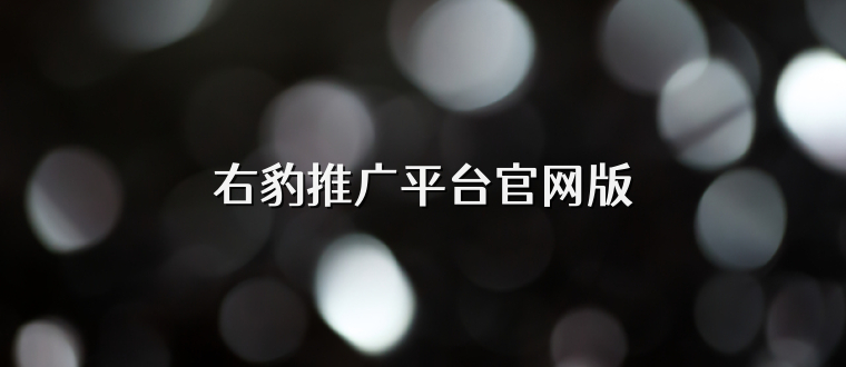 右豹推广平台官网版