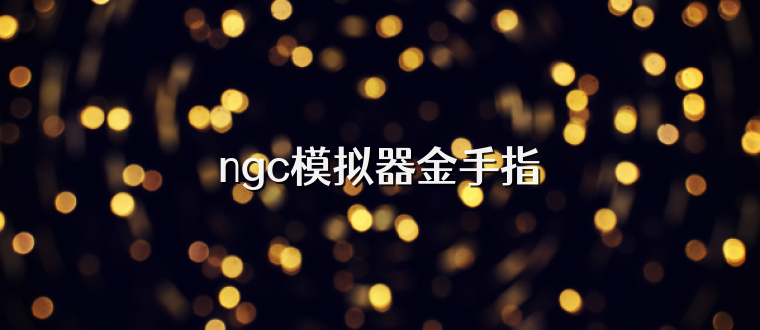 ngc模拟器金手指