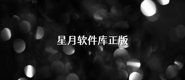 星月软件库正版