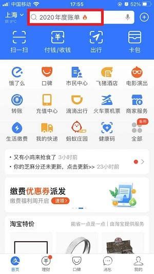 如何查看支付宝2020年度账单？ 4