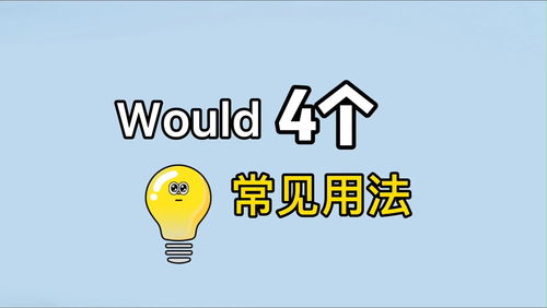 彻底解析'would'的多重含义，轻松掌握英语用法！ 4