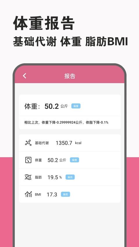 橙心体重记APP