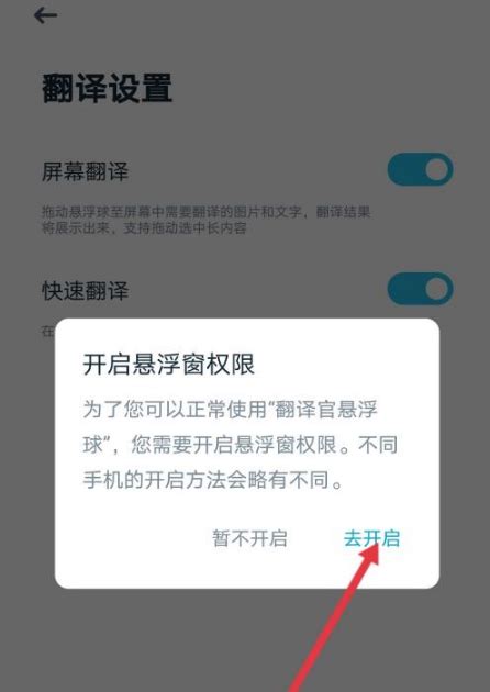 有道翻译官APP启用屏幕翻译悬浮球教程 2