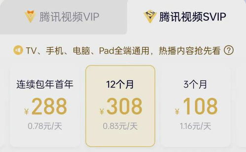 腾讯视频VIP与SVIP：尊享权益大不同，你真的选对了吗？ 1