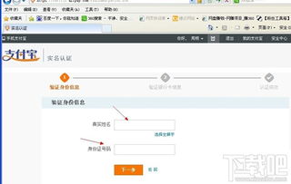 支付宝实名认证详细步骤指南 1