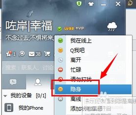 轻松学会！QQ隐身状态下对特定好友可见的巧妙设置 2