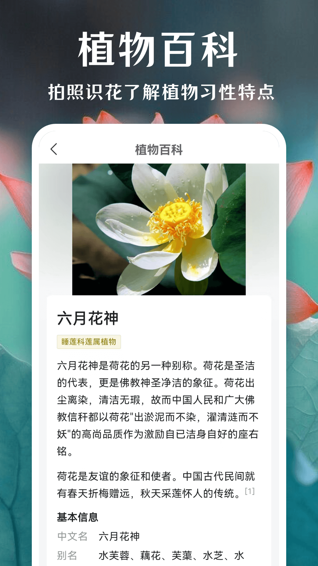 一键拍照识花