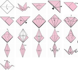 如何学习并掌握三种漂亮的千纸鹤折法？详细图文教程请赐教！ 4
