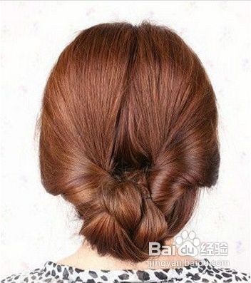 韩式优雅盘发，一步一图解的精致教程 1