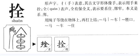 常见的包含'拴'字的四字词语有哪些？ 1