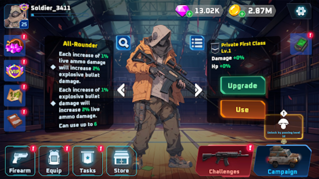 子弹风暴僵尸浪潮解锁无限子弹版