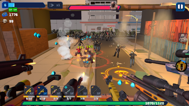 子弹风暴僵尸浪潮解锁无限子弹版