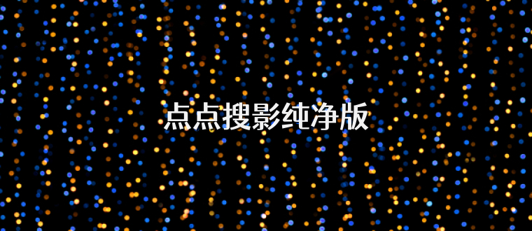 点点搜影纯净版